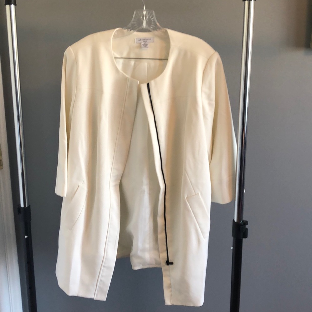 White Liz Claiborne coat